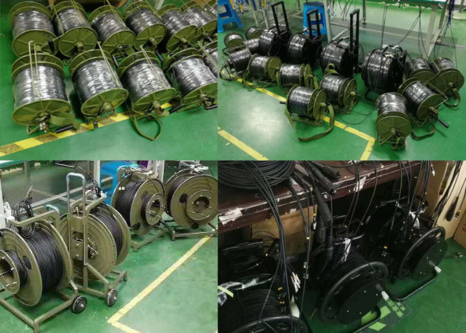 PDLC ODC ODVA Fiber Optic Armoured Cable Remote Radio Head cell Tower 7.0mm BBU RRU Non-metal 0