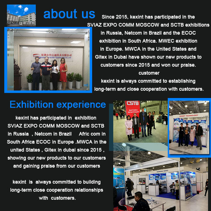 Divisor FTTH Caja de distribución de fibra óptica de 4 núcleos Material PC ABS Montaje en pared 5