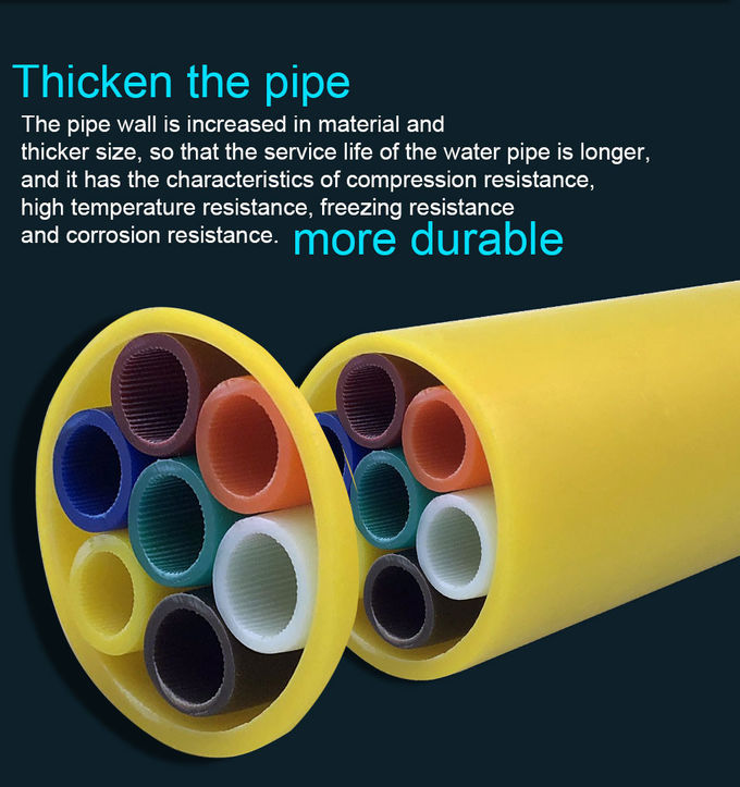 Tubos de cable microóptico de PE de 3,5 mm para cable de fibra óptica con soplado de aire 2