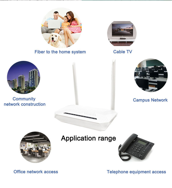 1 Usb 10W 1GE 3FE Xpon Gepon Onu Wifi Catv Home Gateway Unit 5