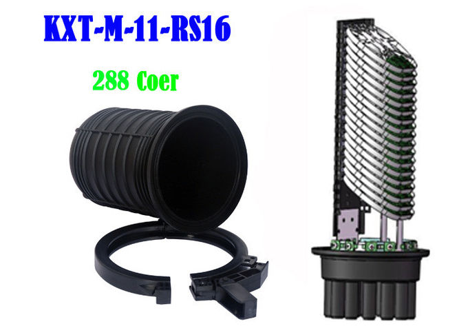 288 Core MPP Dome Fiber Optic Splice Closure 5 In 6 Out Cable Ports Inlet Outlet 0