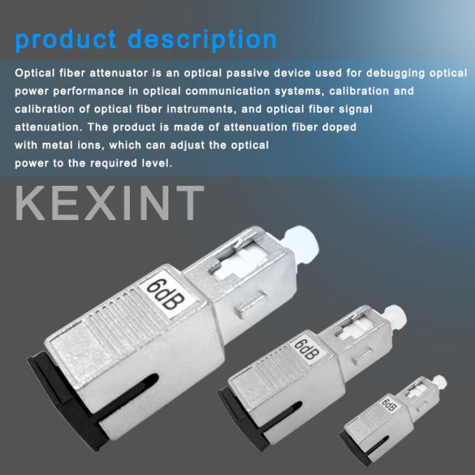 5DB Fiber Optic Attenuator Female To Male 6db Testing Equipment Support 0