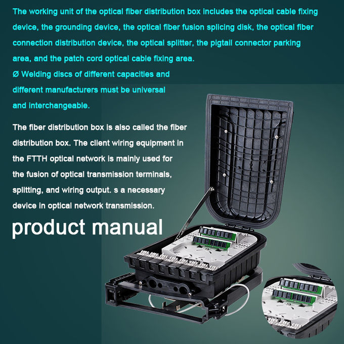 FTTH 16 Cores Splicing Pipeline Optical Distribution Box 1