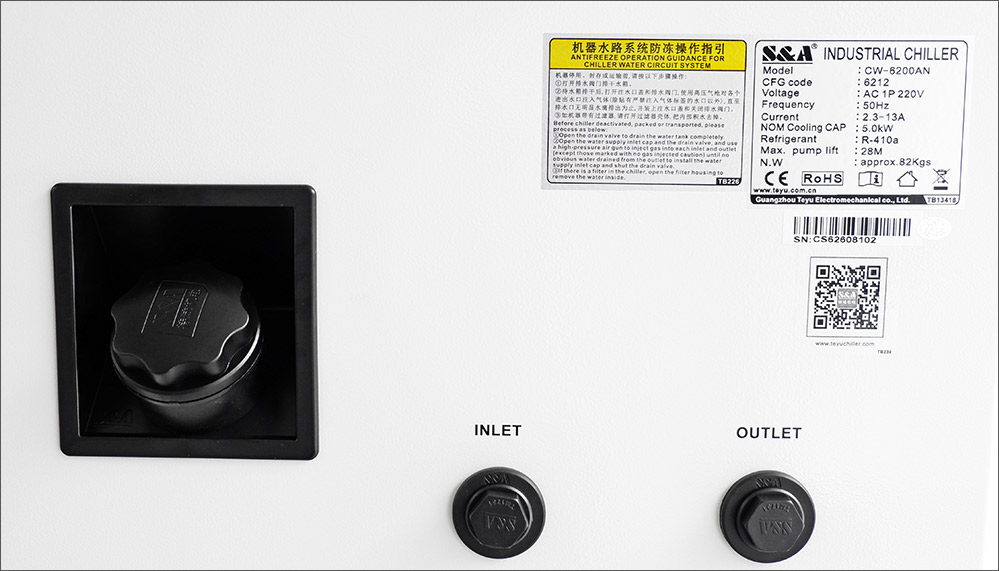 CO2 glass laser industrial water chillers suppliers,manufacturers ...