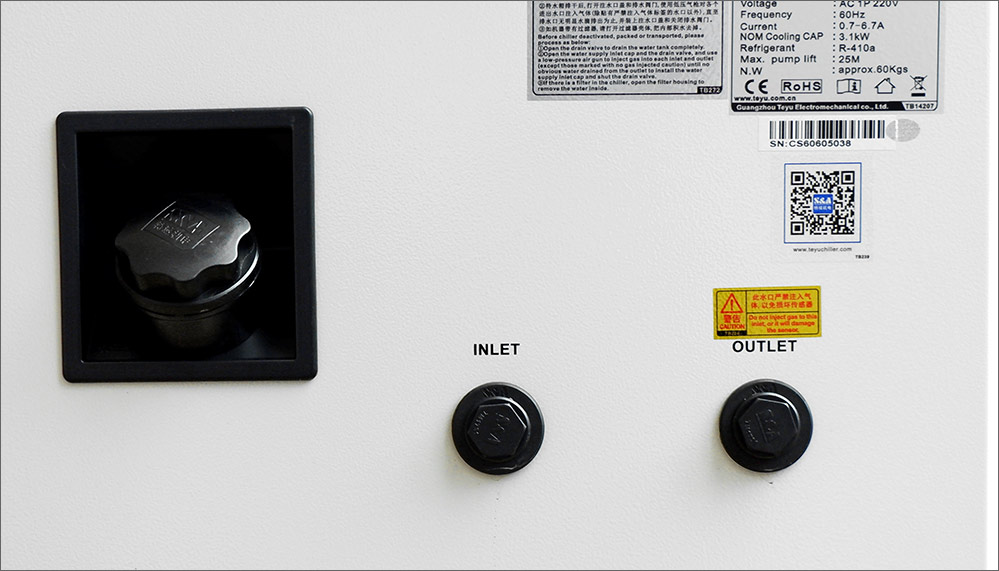 Air cooled closed loop water chiller with 3kw capacity suppliers ...