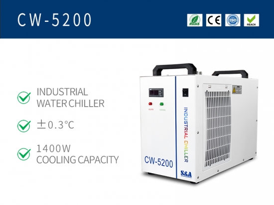 S&A CW5200 Water Cooler Industrial Chiller For CNC Spindle and Co2 Las –  Kolly CNC