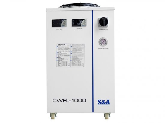 1000w laser source chiller with dual recirculating water system manufacturer