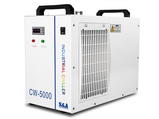 Water Chiller CW5000 For CO2 Laser Machine, 800W, 58x29x47, 6 Liter at Rs  24000 in Delhi