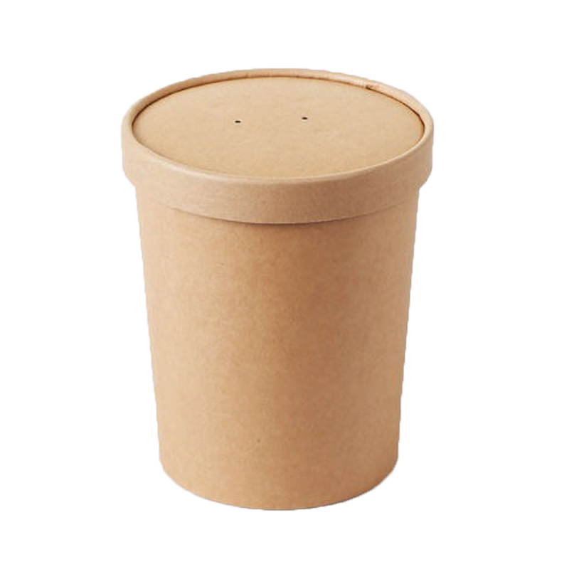 Kailai Packaging Custom Printed Disposable Brown Kraft Paper Cup With