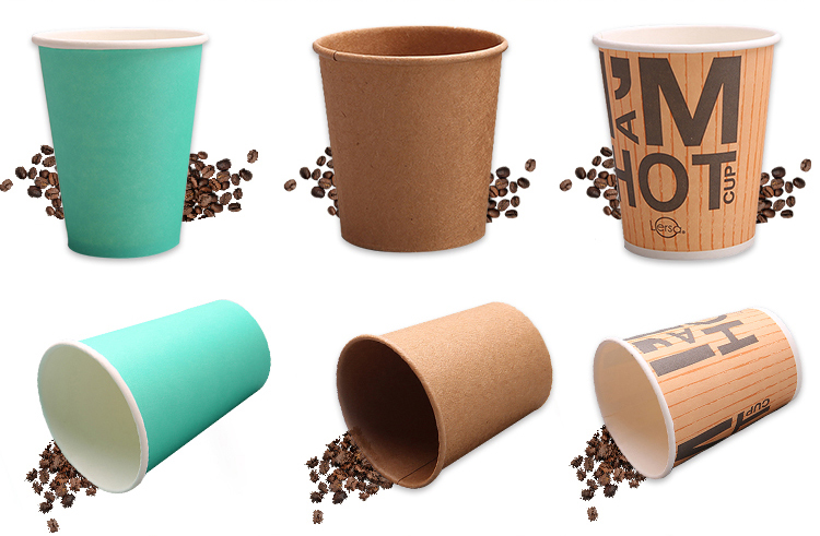 High quality paper cup 8 oz indonesia coffee reusable custom single coffee cup