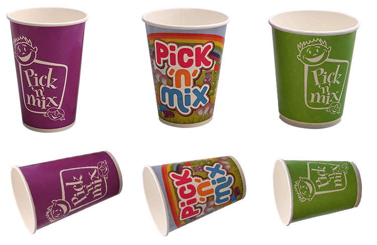 Custom disposable paper cup for pepsi
