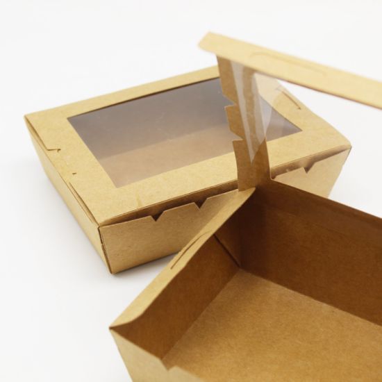 Kailai Packaging Take Out Food Container Wholesale Kraft Paper Salad