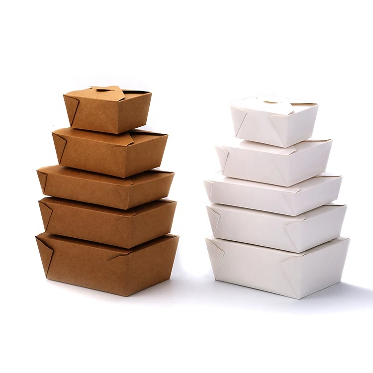 Kailai Packaging - Manufacturer Specialized White Customize Cheap Food  Grade Take Away Fast Food Paper Packaging Box Take Out Box