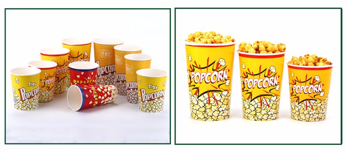 Cup Chicken Popcorn Box Paper Popcorn Cup