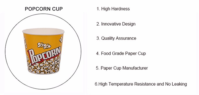 Cup Chicken Popcorn Box Paper Popcorn Cup