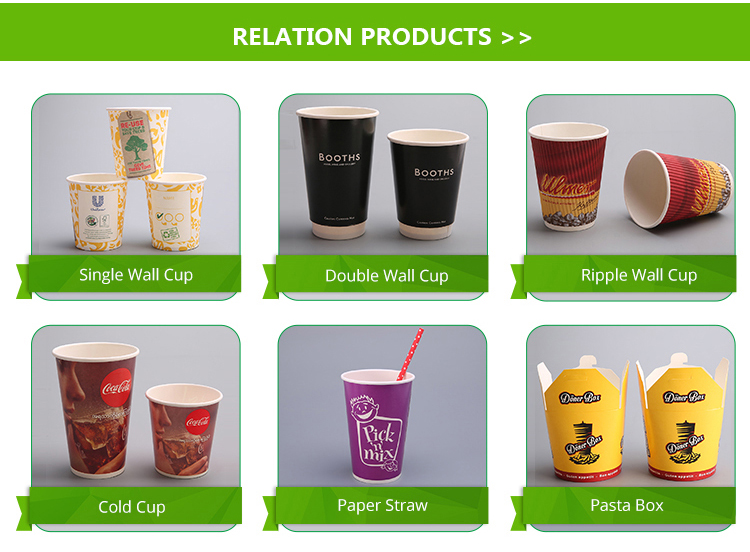 Custom disposable paper cup for pepsi