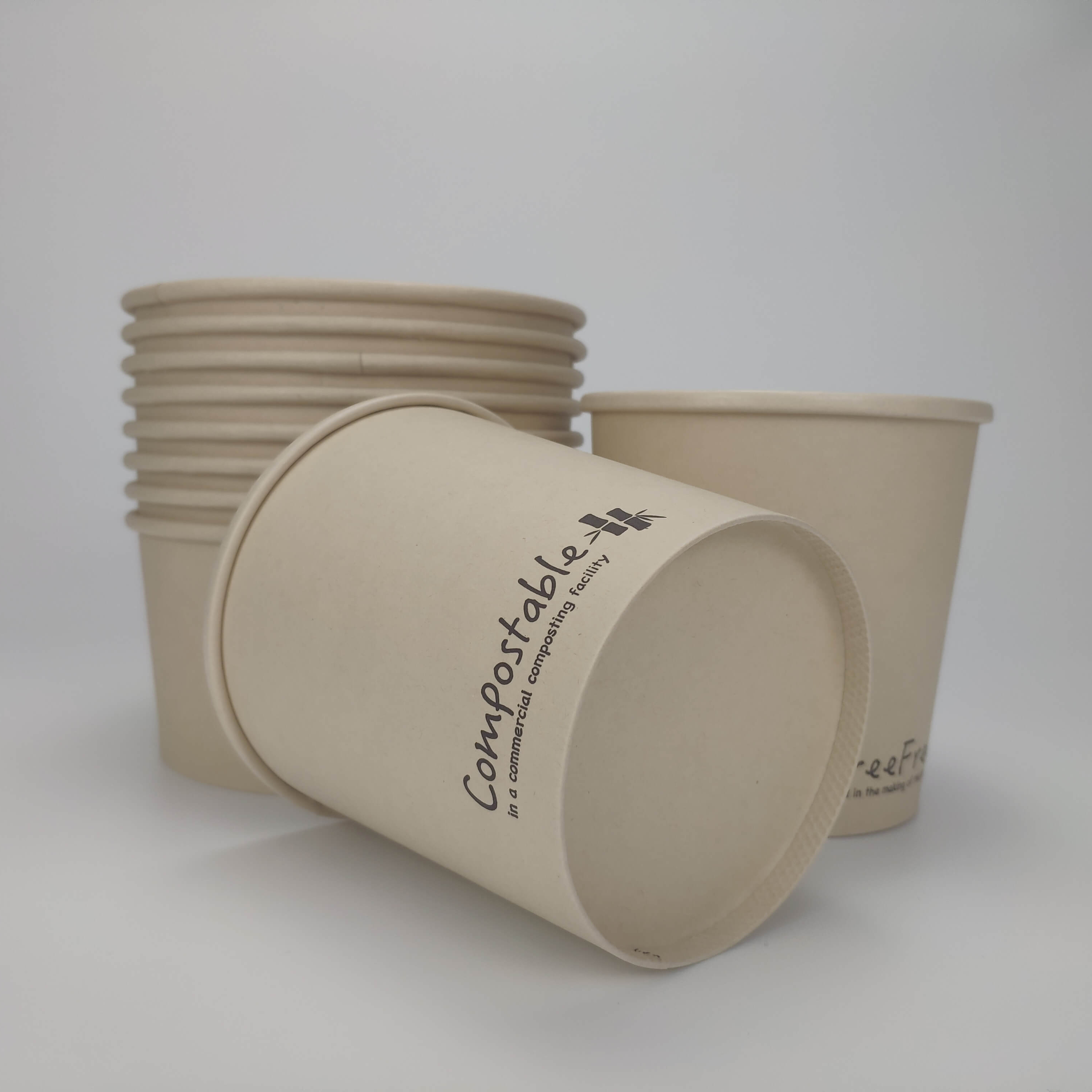 KaiLai Packaging - Recipiente biodegradable para comida para llevar,  recipiente para comida caliente de papel con ensaladera