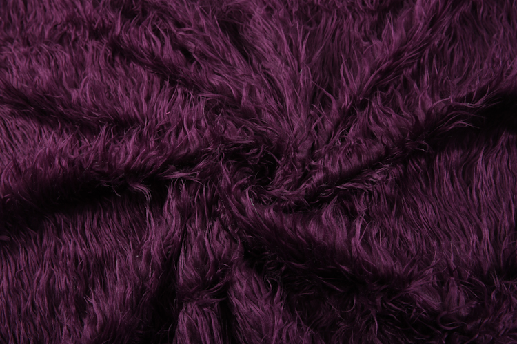 Super Soft 100% polyester plush purple luxury faux throw fur blanket for winter