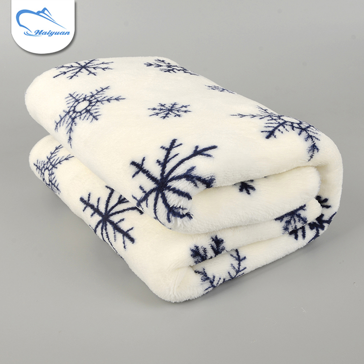 Bulk wholesale custom printed polyester flannel fleece fabric for blanket