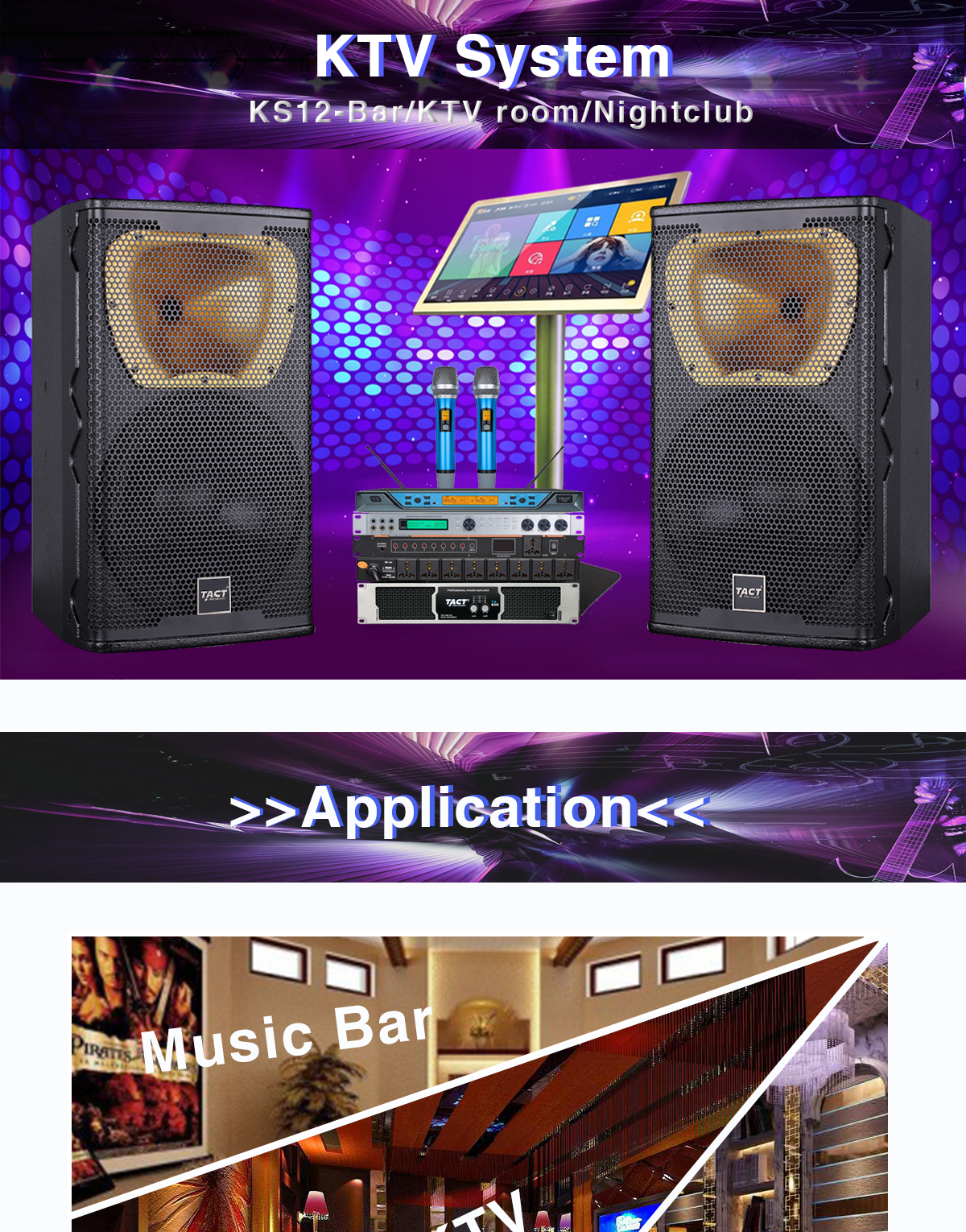High quality pro audio speakers sound equipment for karaoke speaker