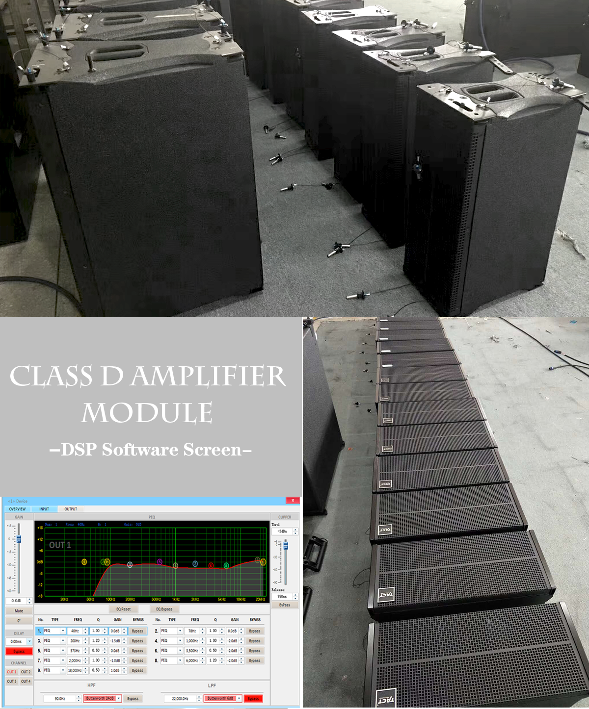 Wholesale hot sale 2* 6 inch self-powered active line array speaker