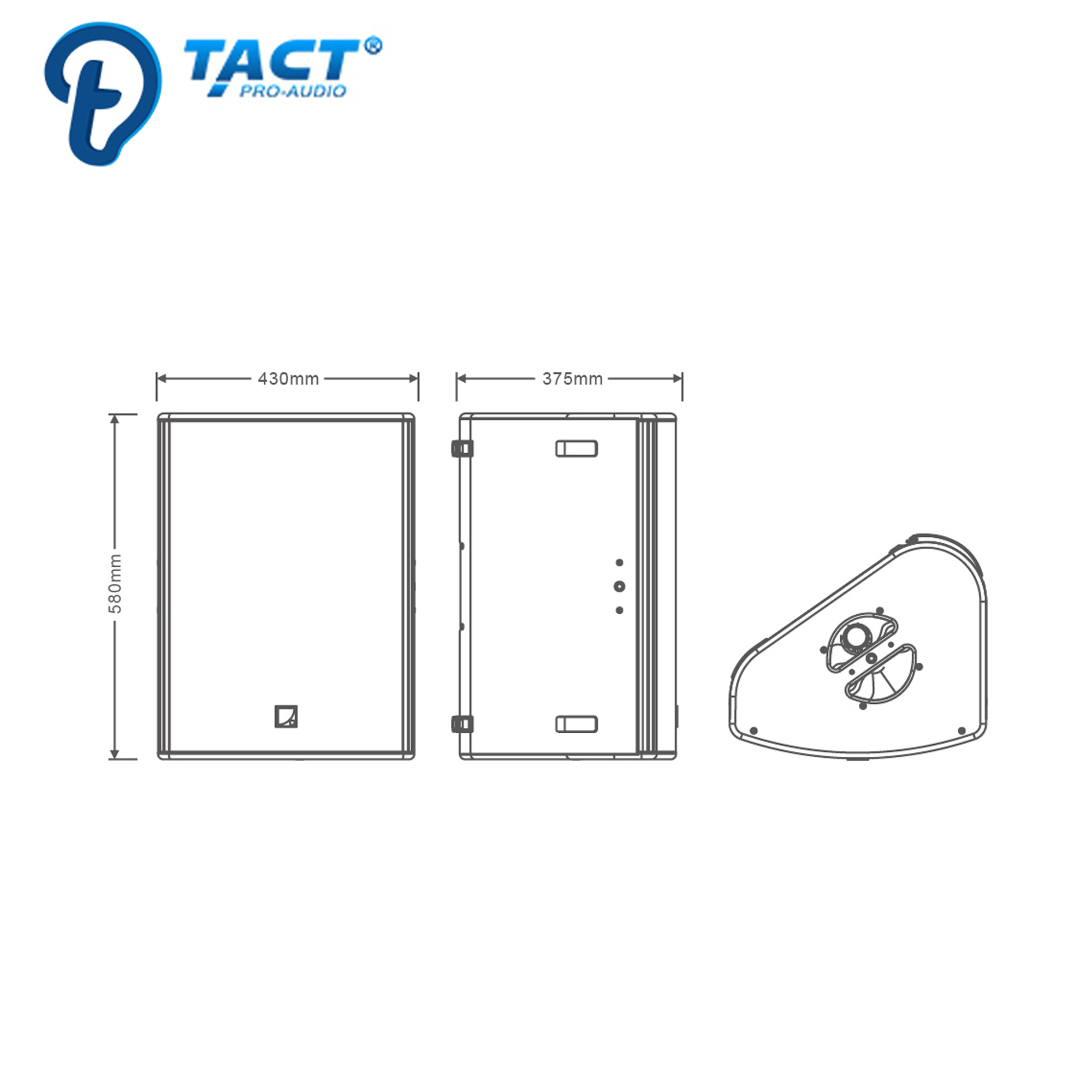 Professional new arrival single 15 inch coaxial monitor stage speaker