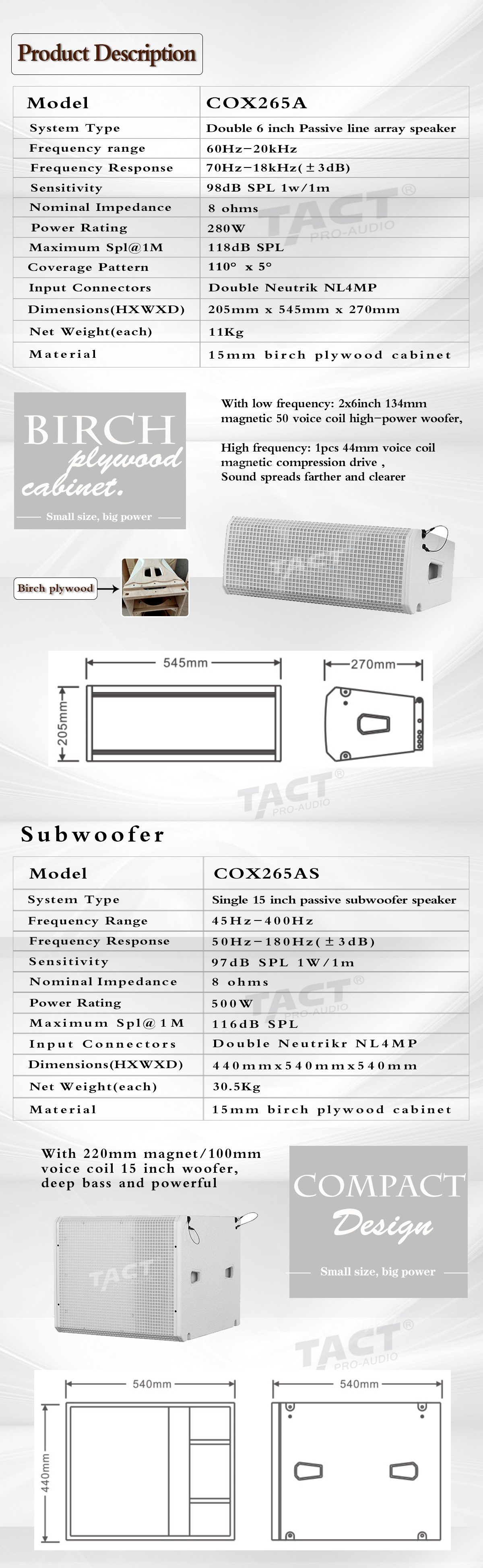 New arrival dual 6inch mini line array meeting room line array church line array
