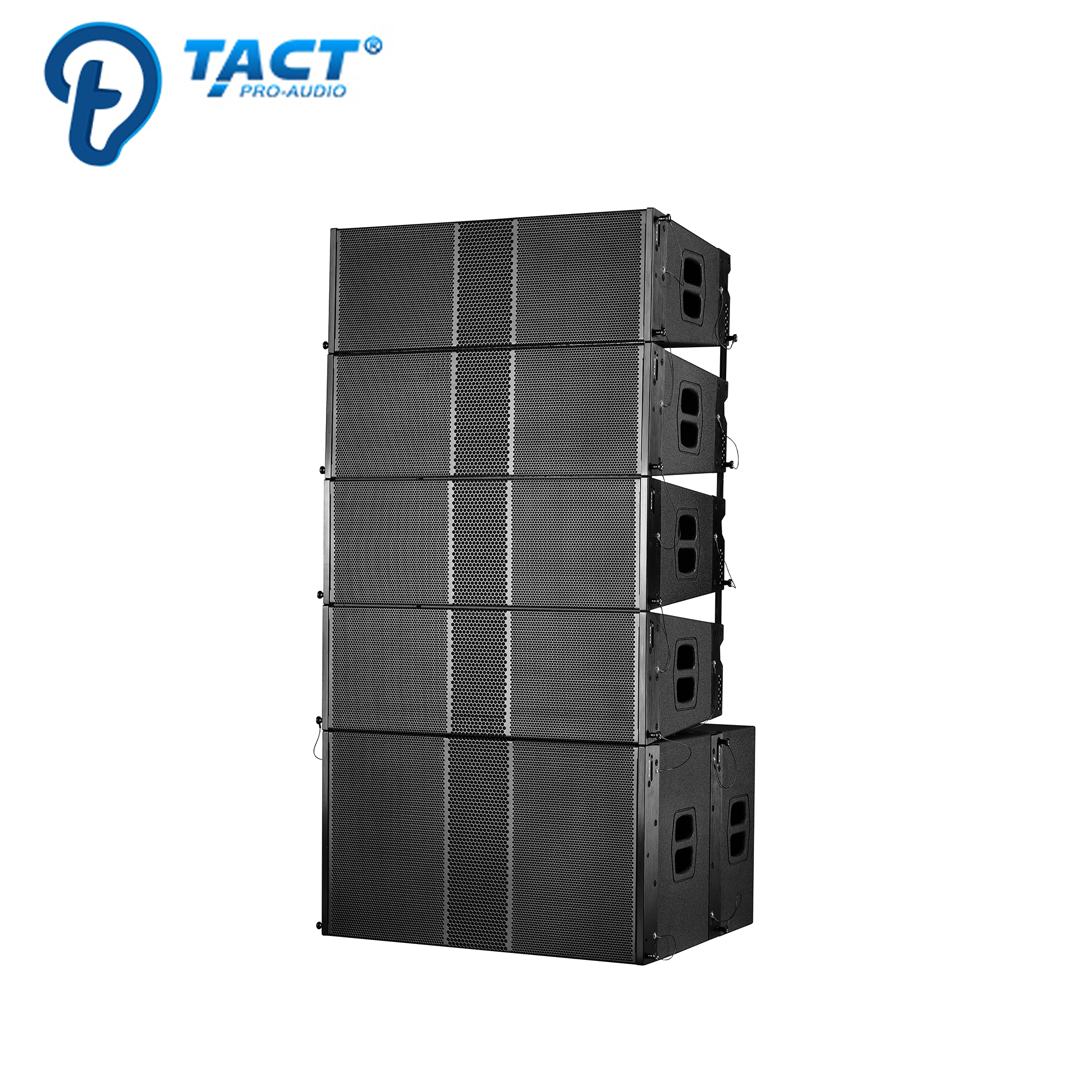 Pro audio active line array speaker system double 10 inch with dsp amplifier for outdoor concerts