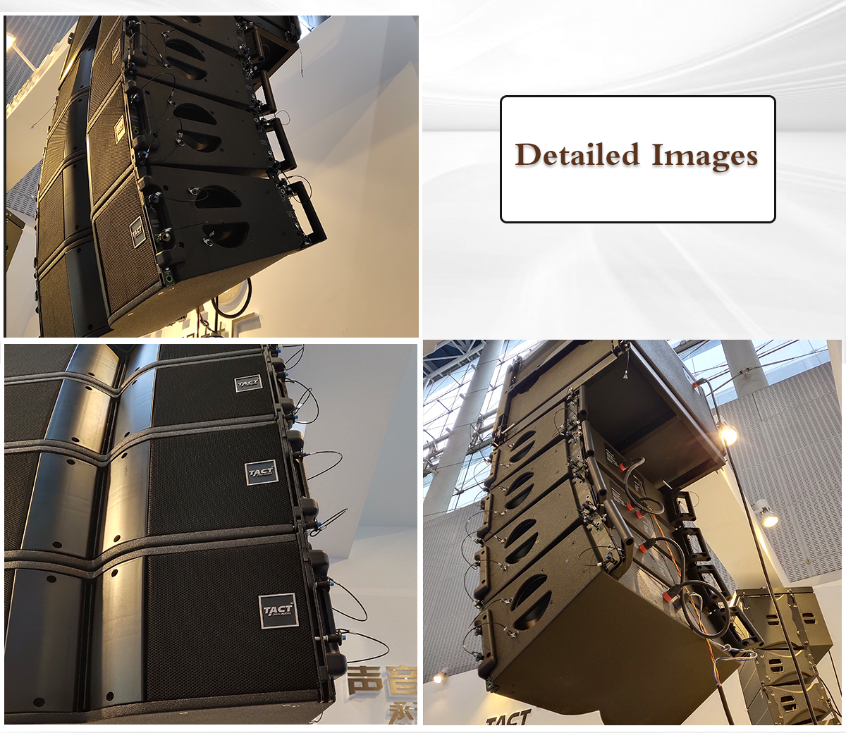 Professional audio double 8 inch line array systems speaker for dj sound system
