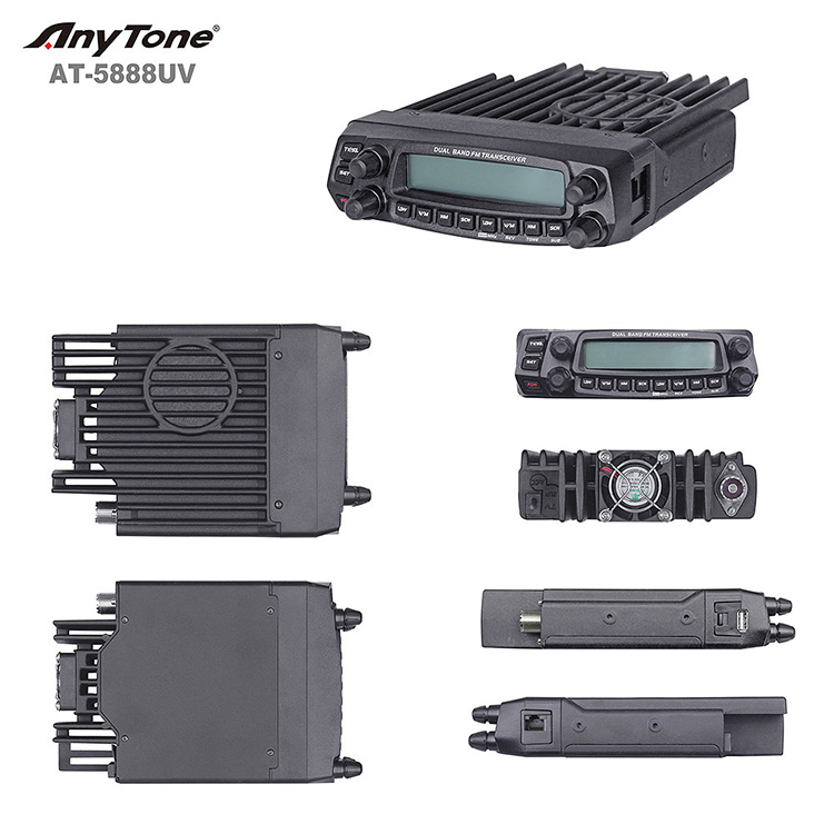 High Power Dual Band 2-Way Car Radio - Anytone AT-5888UV