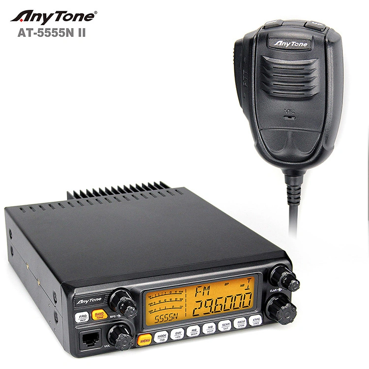Anytone - AnyTone AT5555N II High Power Long Range CB AM FAM SSB Transceiver Portable 27MHz