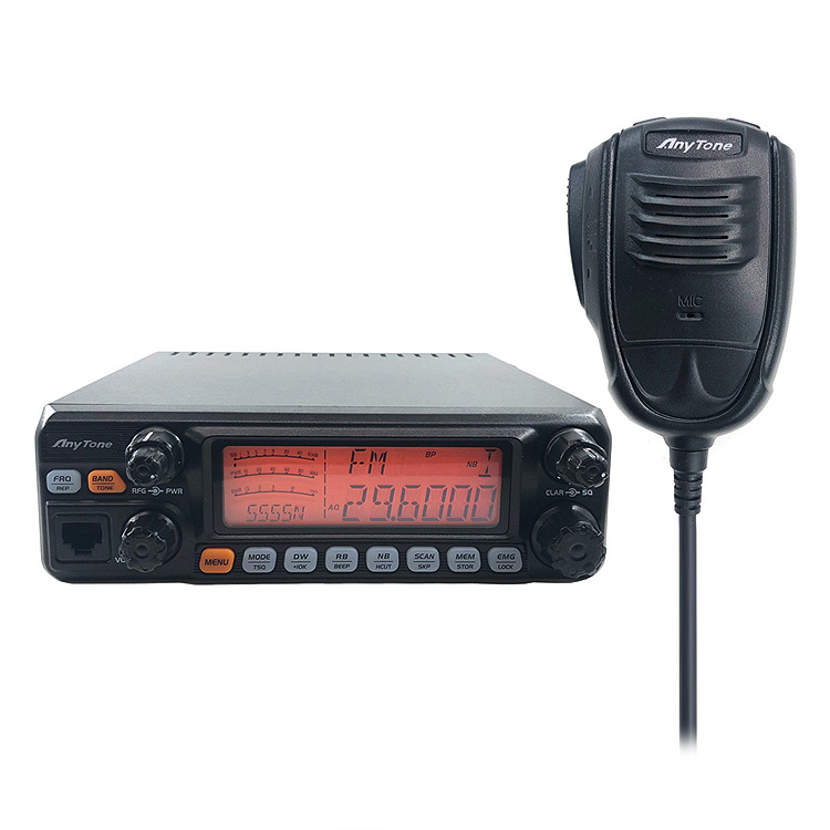 Anytone - Anytone AT-5555N II High Power 60w 27mhz CB Transceiver with  Large LCD Display Topsale