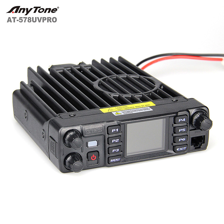 Anytone 578UV PRO: двухдиапазонная мобильная радиостанция DMR с GPS