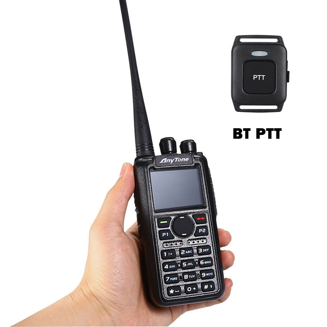 Anytone - ANYTONE DMR Digital Two Way Radio AT-D878UV PLUS Dual Band  VHF/UHF Walkie Talkie with GPS Portable BT PTT DMR Radio