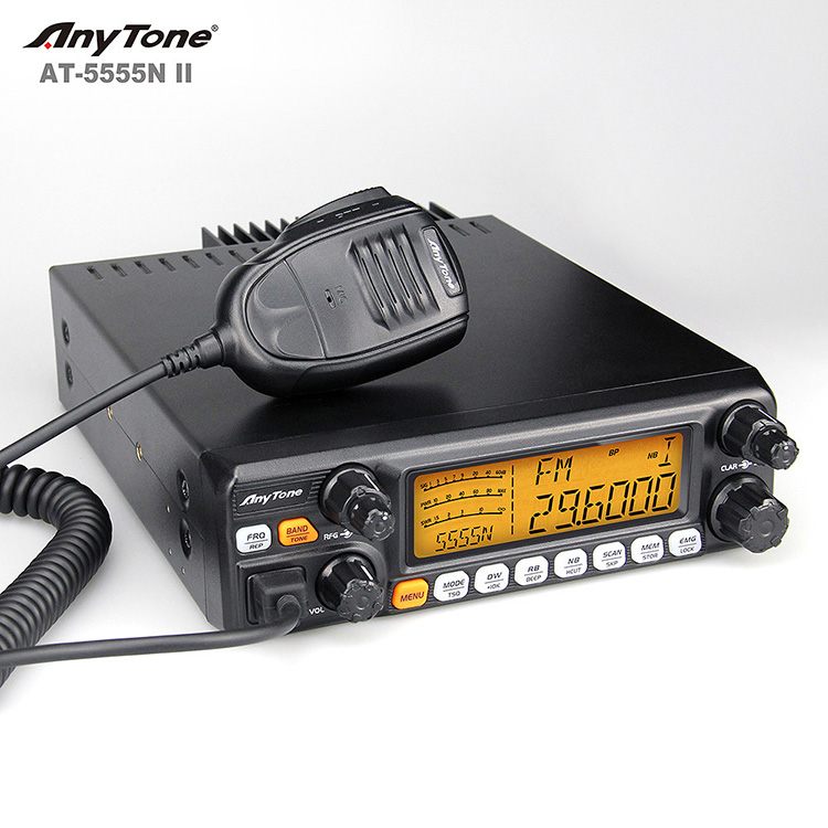 Anytone AnyTone 5555N II 60W SSB High Power CB Radio 27mhz with Long