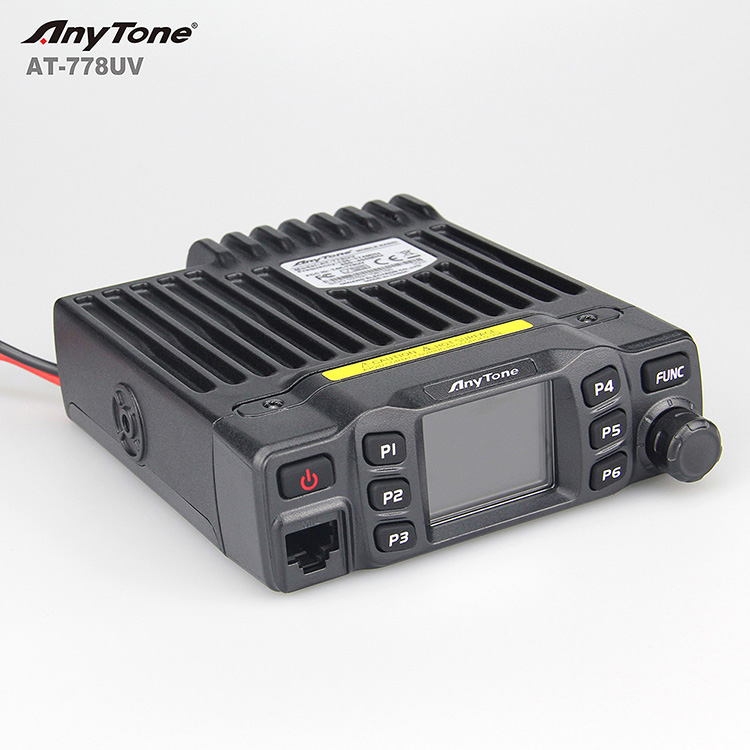 Anytone AT-778UV VHF UHF mobile transceiver Mini Size with 25W for