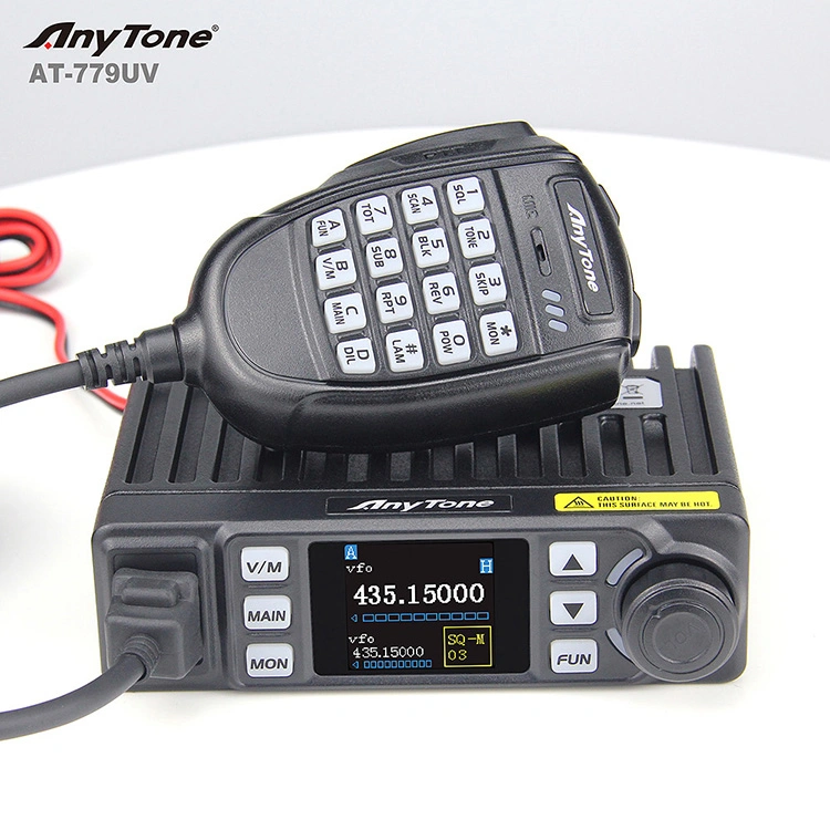 Anytone - AnyTone AT-779UV Mini Size Dual Band Mobile Transceiver 20W  Amateur Radio Walkie Talkie 10KM