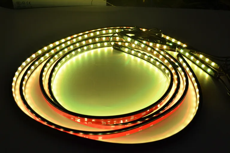 10 Stück wasserdichte flexible LED-Streifen Unterboden licht für Auto  Motorrad