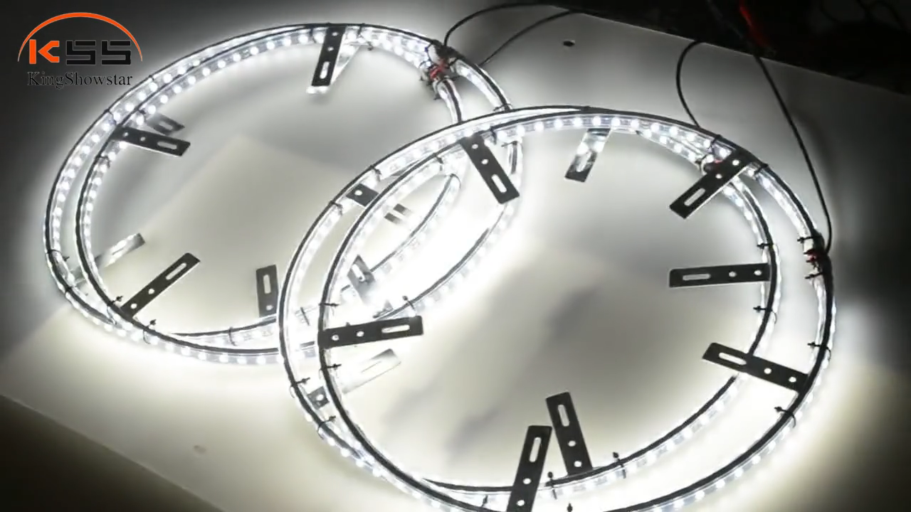 Kingshowstar Hot Sale APP Controlled RGBW 15 inch 4pc Single Row LED