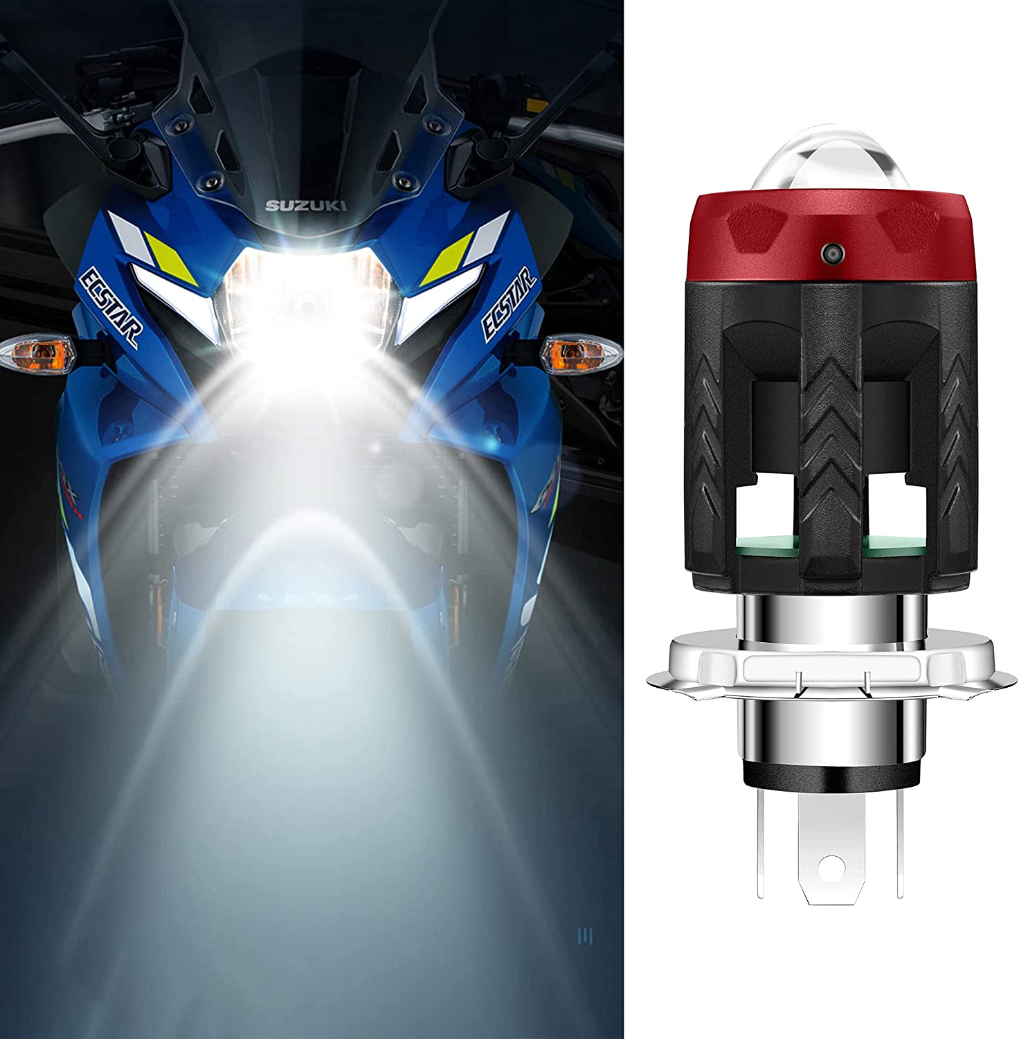 Kit LED Moto Kairiyard 8Pcs - RGB APP Control IP67 - Pour Harley, Honda, Kawasaki
