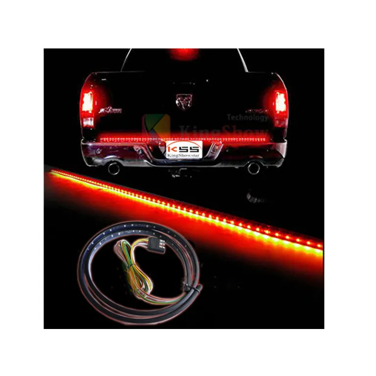 Acheter Plaque d'immatriculation de moto Flexible, lumière LED, feu  arrière, stop, clignotant