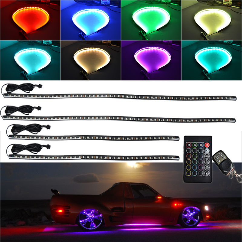 Kingshowstar - LED Undercar Underbody Underglow Neon Strip Under Car ...