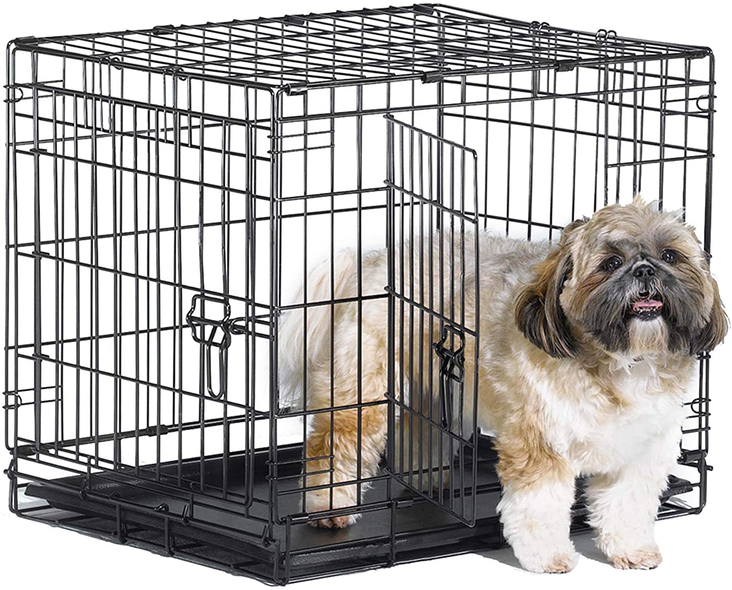 Large dog hotsell crate plastic bottom