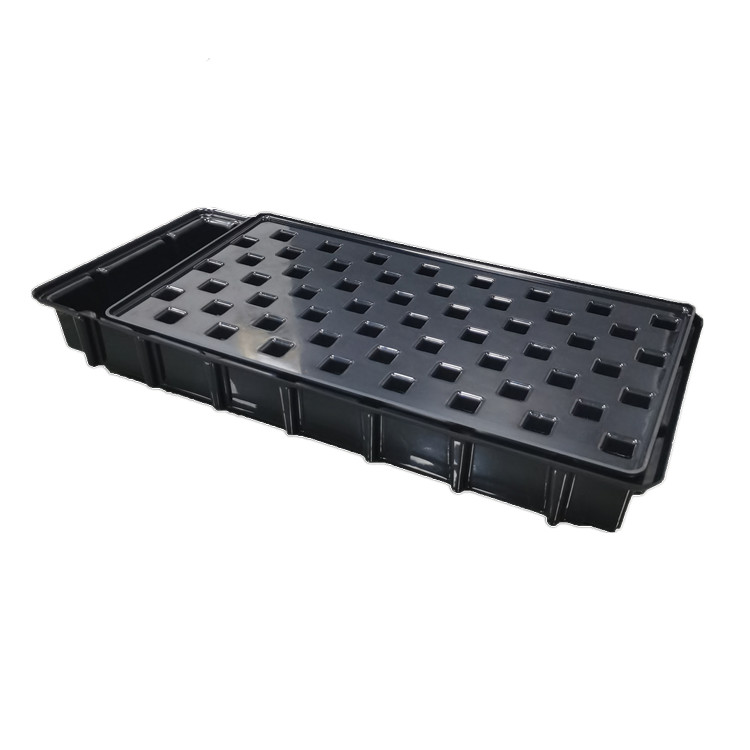 Custom Large Thermoform Hydroponic Float Trays Vacuum Forming ABS Plastic  Nursery Indoor Vegetable Planting Hydroponic Trays Hydroponic Grow Tray