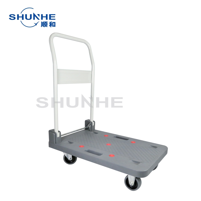 SHUNHE Good Quality 150kg Foldable Platform Trolley /Warehouse Hand