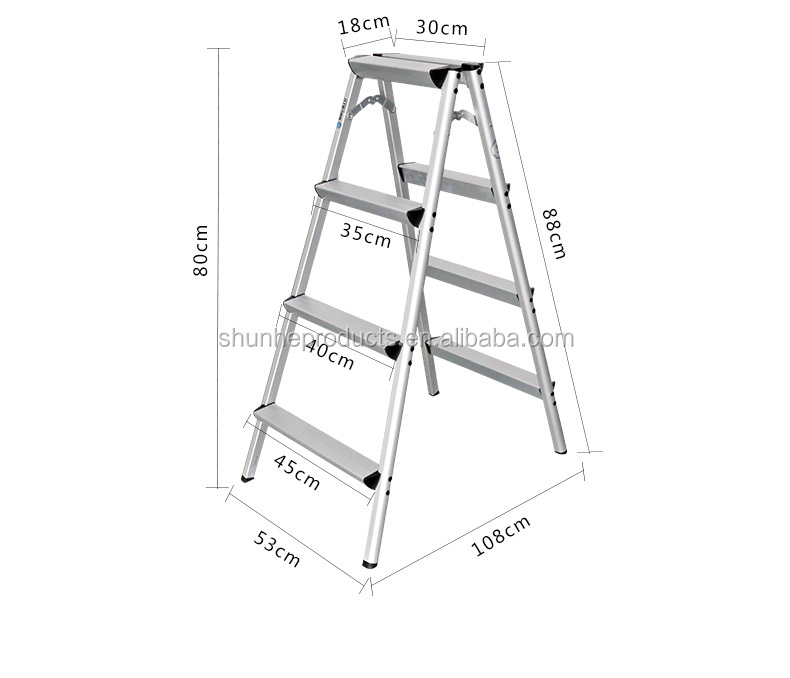 Folding Ladder with ST-3 for industrial use