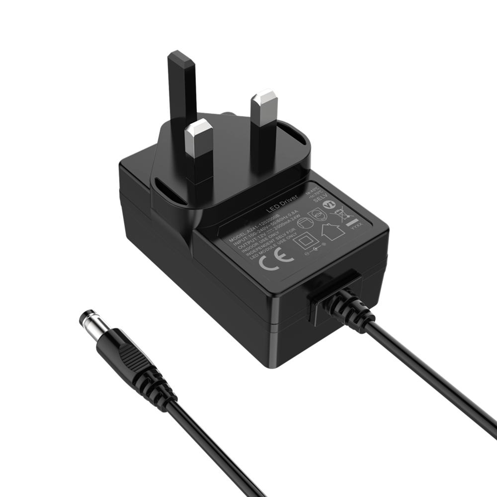 12V 2A power adapter 24v 1a ad dc adaptor EN62368/61558 with UL CE GS UKCA SAA for wireless cellular modulator