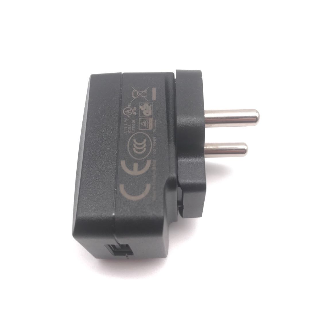 5V1A USB power charger adapter with India plug fixed for earphone and mobile