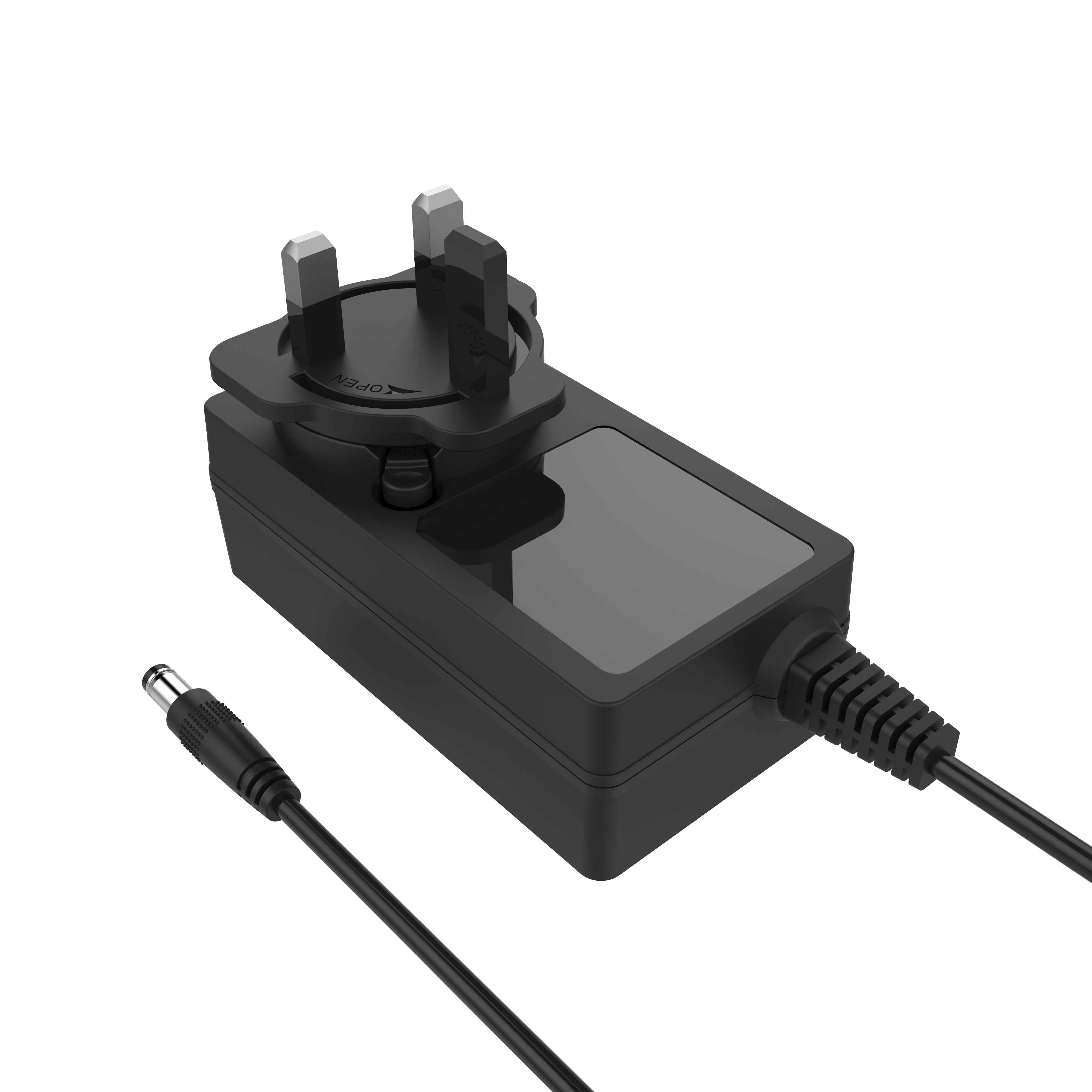 15v 2.5a 9v 4a 12v 3a interchangeable plug power adapter with UL62368 ETL1310 EN61558/62368 CE GS SAA PSE CCC KC