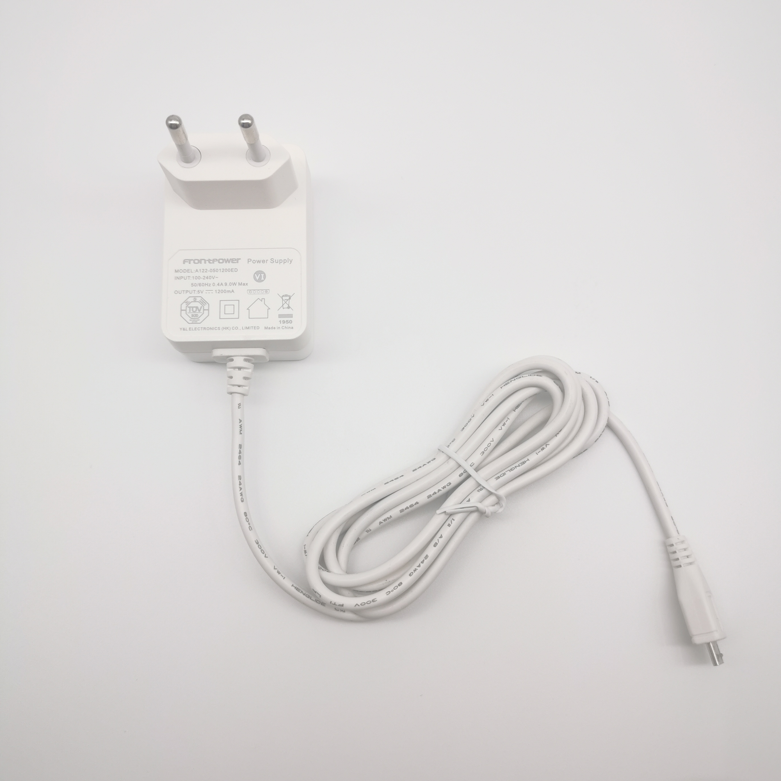 UL60601 5V1A 5V1.2A power adapter charger level 6 energy efficient for medical beauty instrument